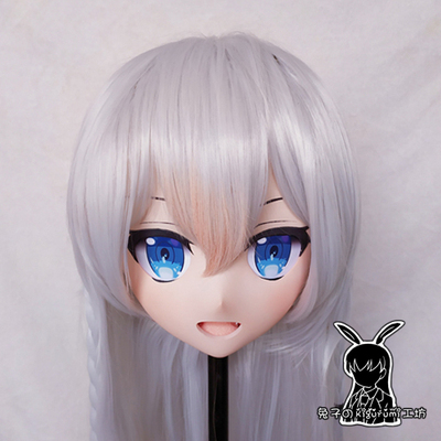 (RB399)Customize Full Head Quality Handmade Female/Girl Resin Japanese Anime Cartoon Character Kig Cosplay Kigurumi Mask